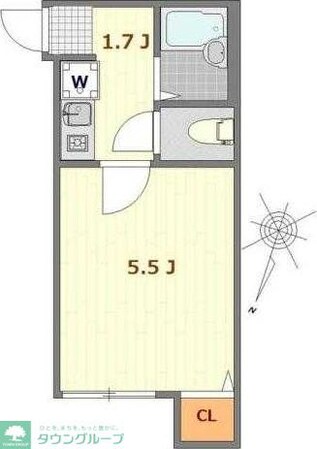 エスポワール綾瀬壱番館の物件間取画像